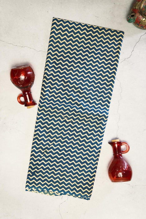 Ajrakh Block Print | Handloom 3 Piece Suit | Chanderi Cotton Silk