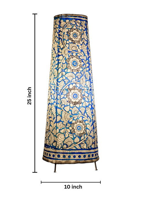 Tholu Bommalata | Intricate Floral Lamp Art | 25 Inch