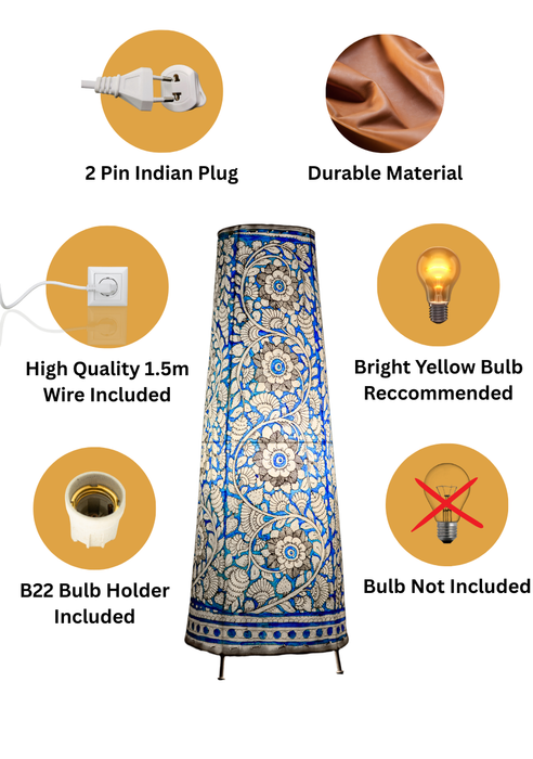 Tholu Bommalata | Intricate Floral Lamp Art | 25 Inch