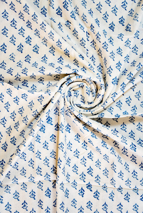Kantha and Aari Work | Handloom 3 Piece Suit | Dabu Block Print Summer Cotton