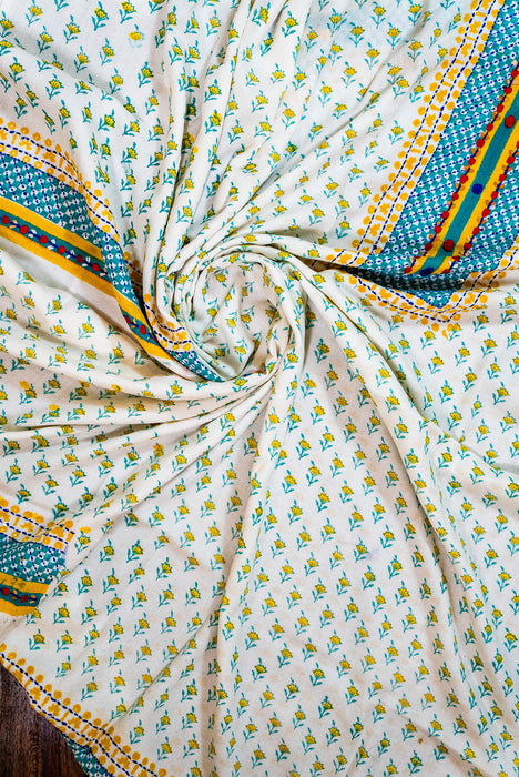 Kantha and Aari Work | Handloom Kurta | Dabu Block Print Summer Cotton