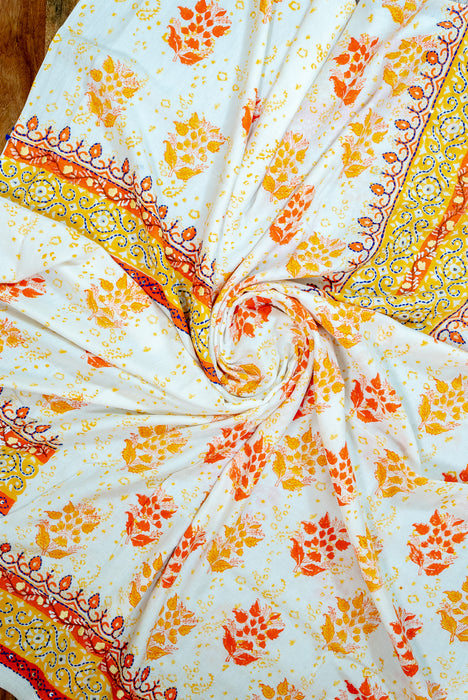 Kantha and Aari Work | Handloom Kurta | Dabu Block Print Summer Cotton