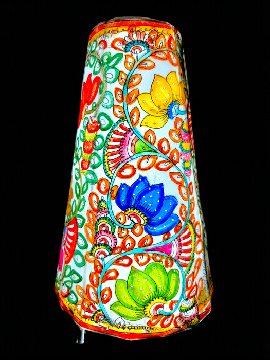 Tholu Bommalata Floral Lamp Art | 12 Inch